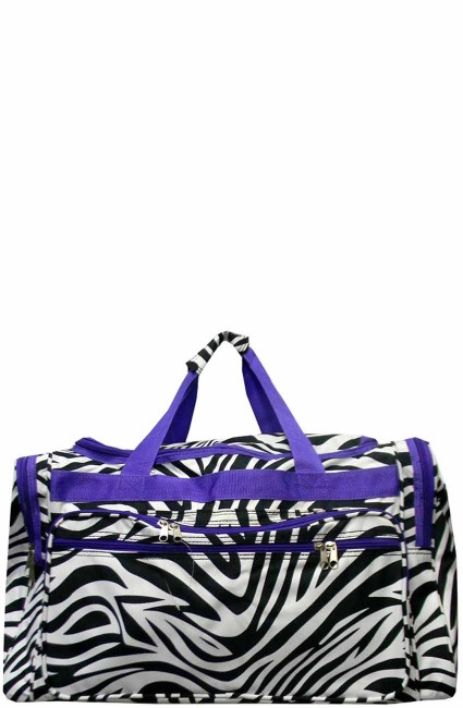 Printed Duffle Bag-T22/ZEB/PUR